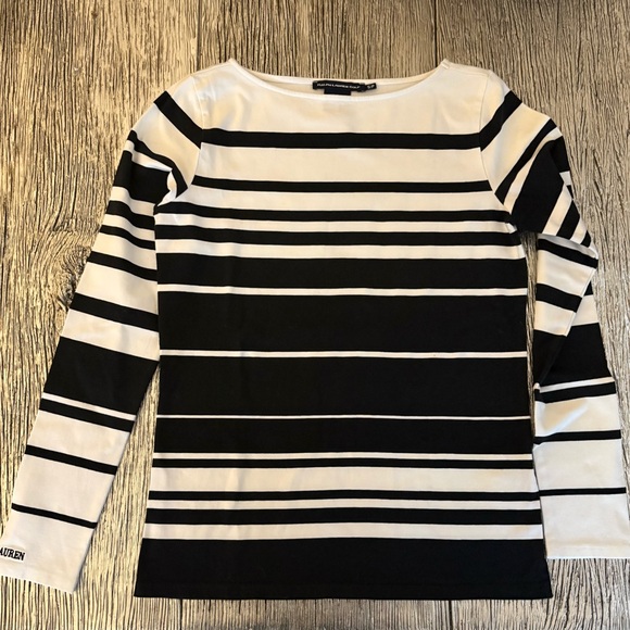 Ralph Lauren Golf Tops - Ralph Lauren Golf Classic Striped Long Sleeve Tee S/P